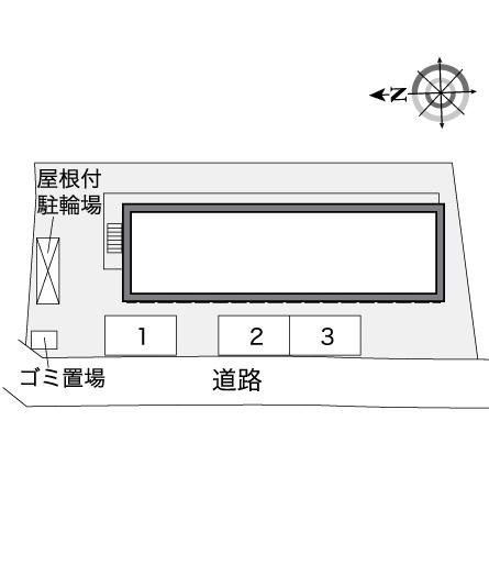 レオパレスインランドシーⅡ の区画図