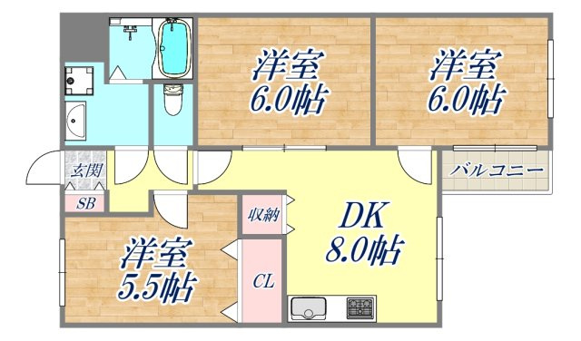 SEPIA西宮北口の間取り