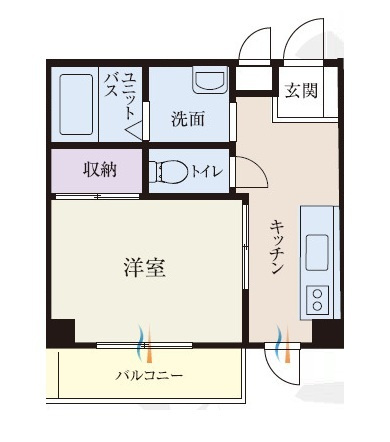 b’CASA松戸Ⅲre-bornの間取り
