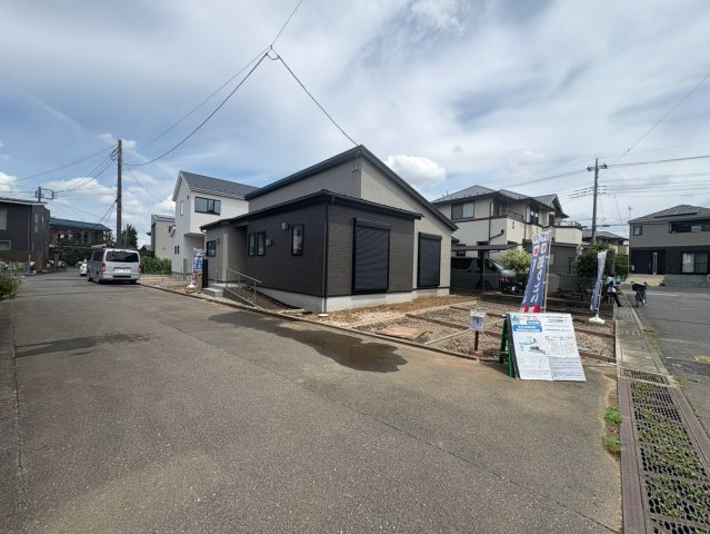 狭山市柏原　新築分譲　西武新宿線『狭山市駅』バス12分　【柏原小学区】の前面道路含む現地写真