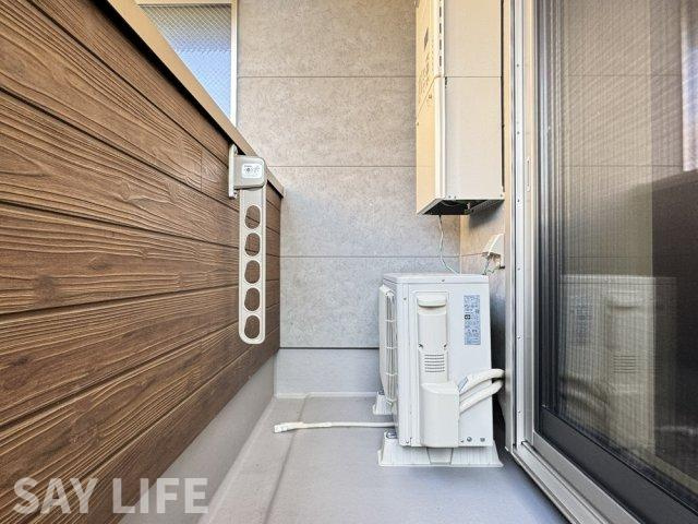 エクセレント久宝園のバルコニー