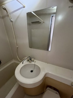 【洗面所】 | 同間取りの同設備のお部屋　鏡付き洗面台