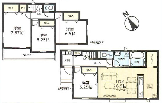 守谷市薬師台2丁目7番　新築戸建　E号棟