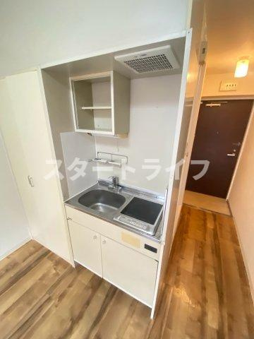 大阪市東淀川区東中島２丁目の賃貸マンションのキッチン