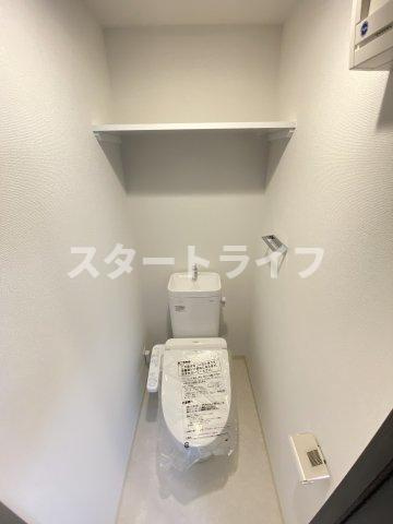 大阪市東淀川区西淡路４丁目の賃貸マンションのトイレ