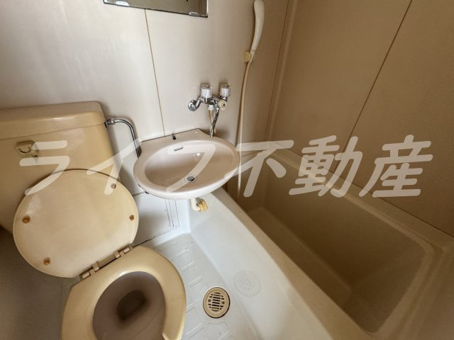 YOUハイム南深江　仲介手数料の洗面所|スペースが確保できる洗面所です