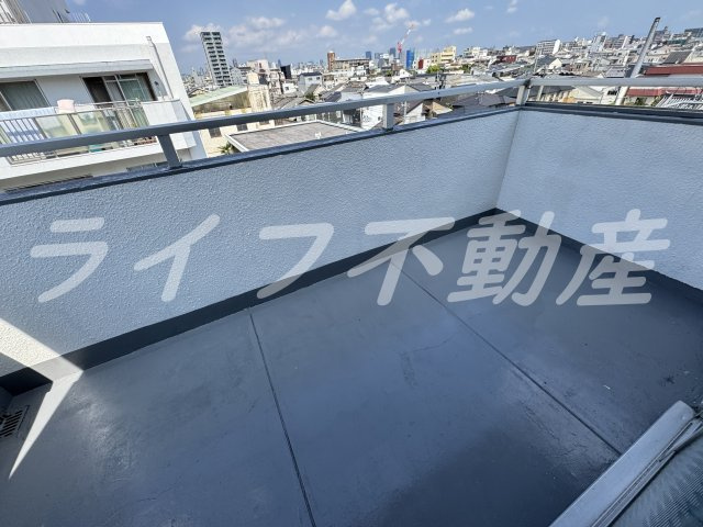 YOUハイム南深江　仲介手数料のバルコニー|バルコニーからの眺めを楽しみながら食事をしませんか