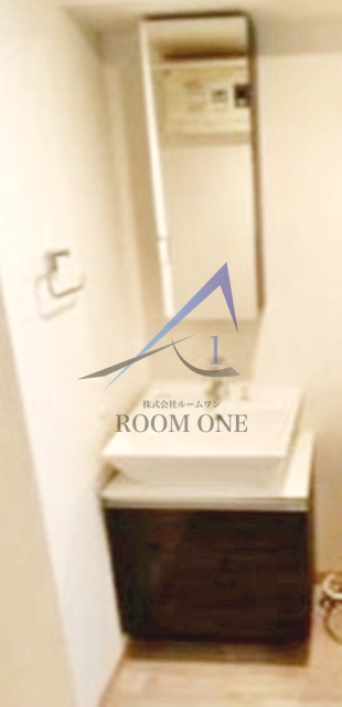 メイクスデザイン板橋本町の洗面所|独立洗面台です。