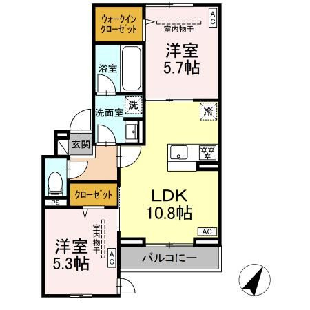 【間取り】 | イヴレーア南台(イヴレーアミナミダイ)