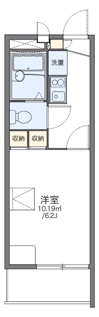 レオパレス笠間 の間取り