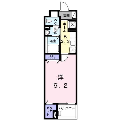 【間取り】 | ＳＵＮ１６浜町