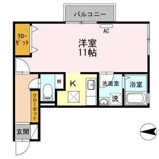 【間取り】 | リビングタウン神原　B棟