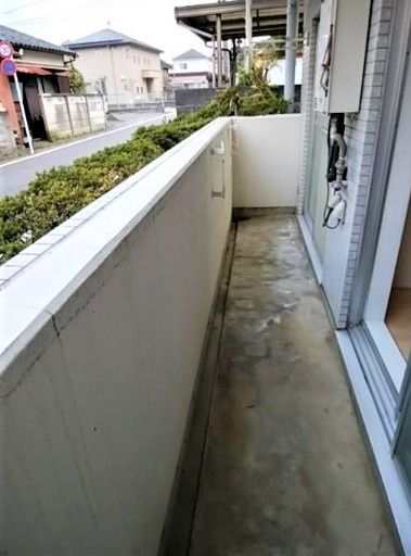 青梅市東青梅２丁目の賃貸マンションのバルコニー