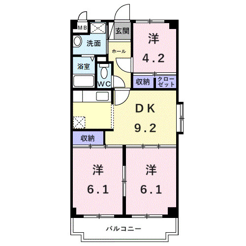 エミネンス深井の間取り