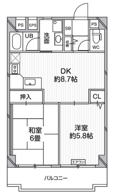 Ｔ’ｓ　ｇａｒｄｅｎ一橋学園の間取り