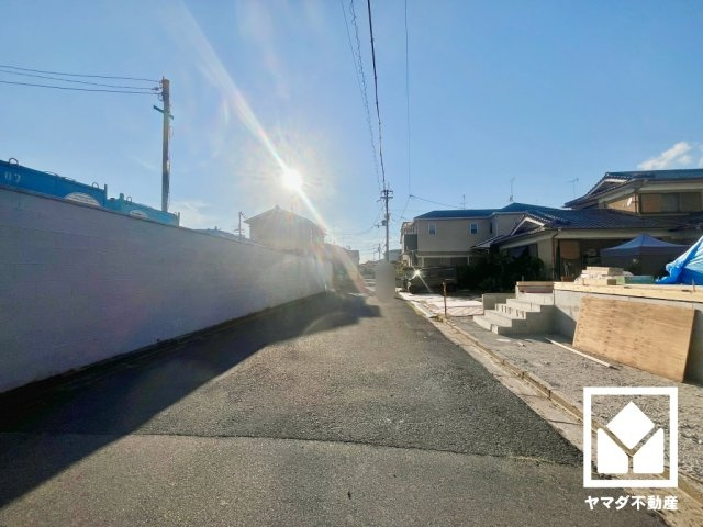 宇治市伊勢田町　第1の前面道路含む現地写真|9月24日　現地写真更新