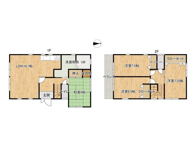 【間取り】 | 中古一戸建　高知市杉井流