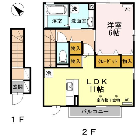 スコヤカパークきのもての間取り