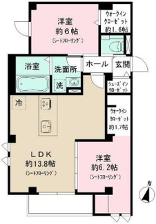 【間取り】 | 錦邸南麻布