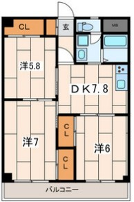 【間取り】 | ペアパークⅠ