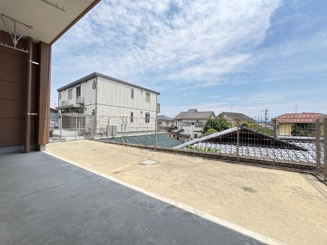 熊本市東区八反田３丁目のアパートの庭|専用庭
