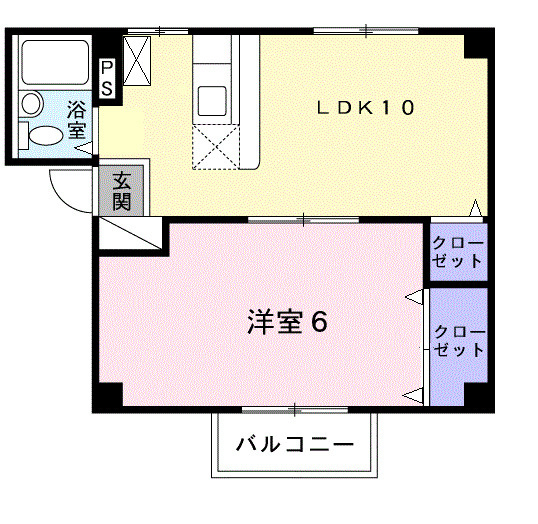 コーポナカダイⅠの間取り