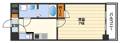 La Douceur西天満の間取り