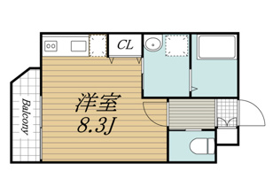 【間取り】 | アフェット稲毛Ⅲ
