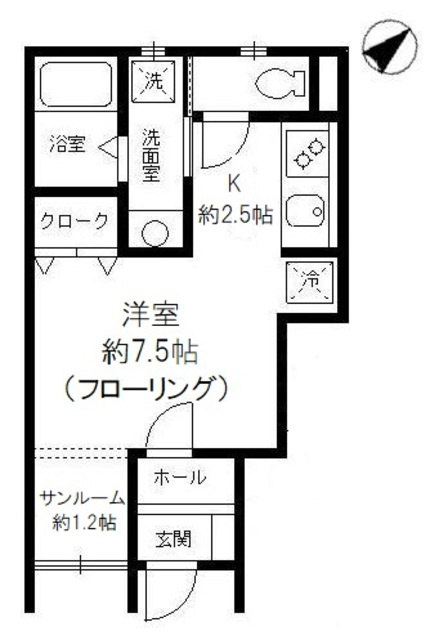 カーサドマーニの間取り