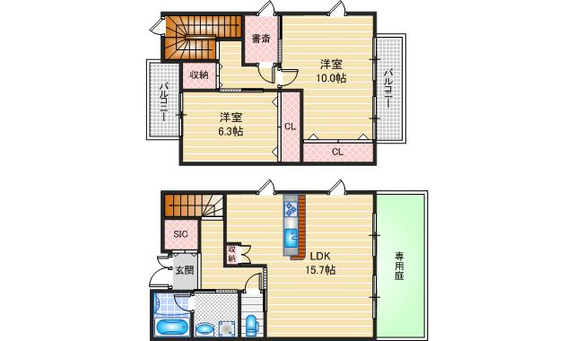 ナンノ第27号館の間取り