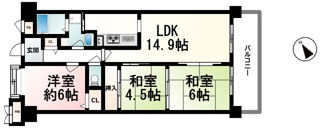 【間取り】 | グレーシィ栗東オーブ