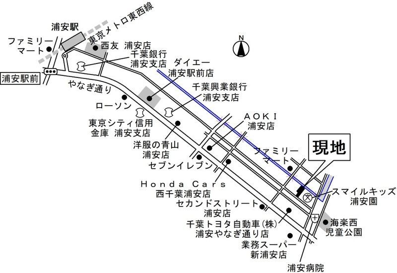 リッシュ・ヴェール　サカエの地図