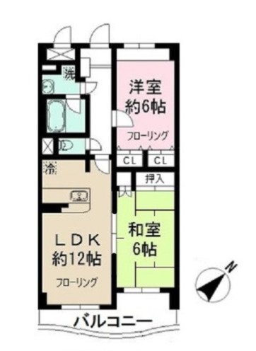 リッシュ・ヴェール　サカエの間取り