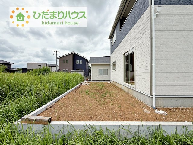 【庭】 | つくば市安食第2　新築戸建 | お庭付物件になります！お庭遊びや、プールなどお子様も大喜び(^^)