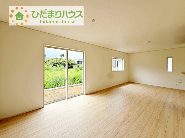 【居間・リビング】 | つくば市安食第2　新築戸建 | 早くお仕事終わらせて、家に帰りたくなるようなリビングです(^^♪