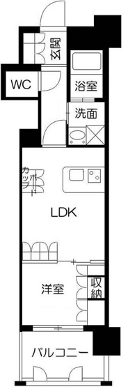【間取り】 | サンロージュ薬院駅前　★プライスホームなら仲介手数料が割引価格です！★
