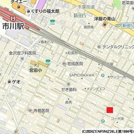 市川プラザの周辺