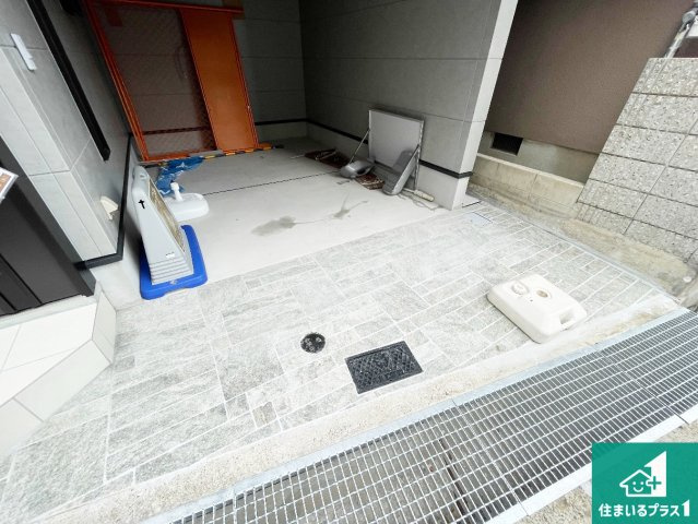 神戸市灘区記田町　新築一戸建ての駐車場|駐車スペース！散水栓があるので、こまめに愛車を洗えます！