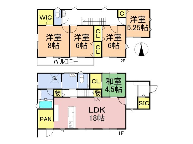 新築戸建　大垣市静里　全2区画分譲の間取り|■A号棟　■ヤマダ不動産　株式会社リライフ　
■夢のマイホーム購入をフルサポートします！
