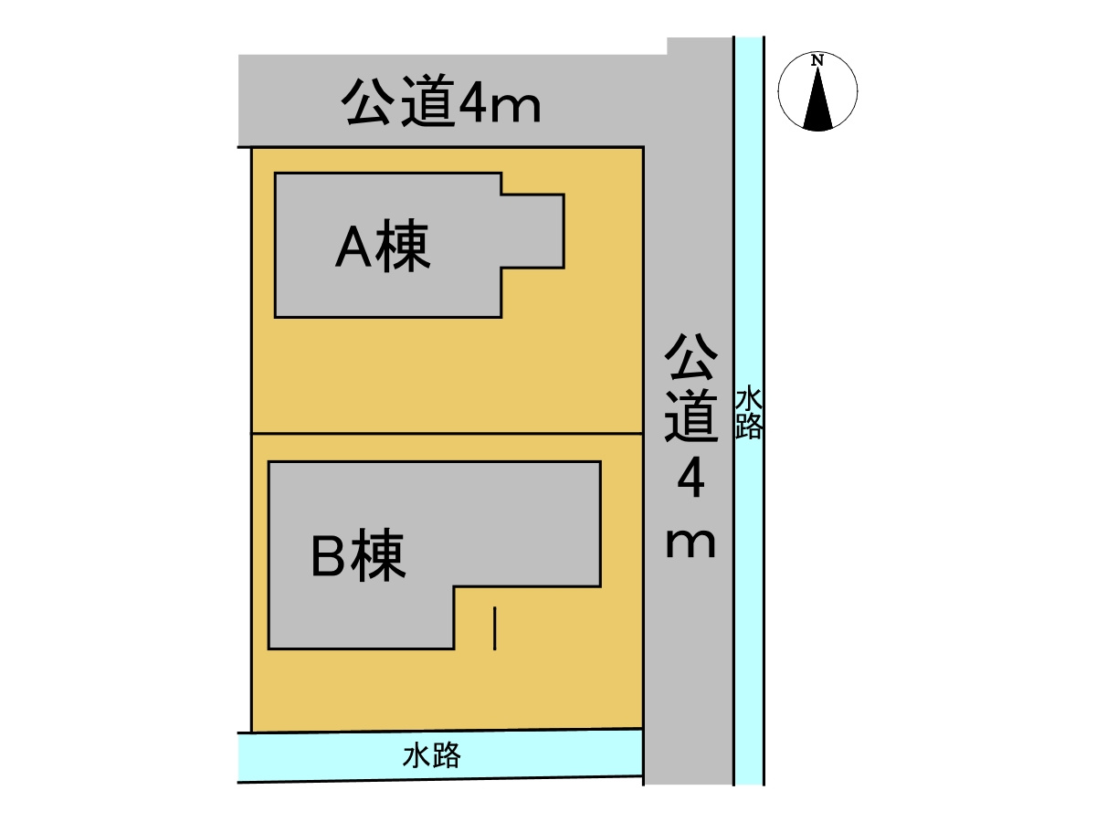 新築戸建　大垣市静里　全2区画分譲の区画図|■区画図
■YAMADA電機の　ヤマダ不動産　株式会社リライフ　
いつでもお問合わせ下さい。