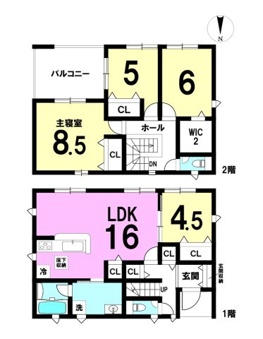 磐田市見付　第9の間取り|4LDKの間取りになります。