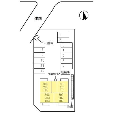 エチゼンビューSの区画図