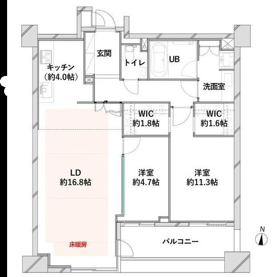 【間取り】 | グレンパーク駒場