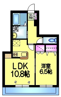 Ｘｅｎｏ　ゼノの間取り|★オールフローリング１ＬＤＫ★