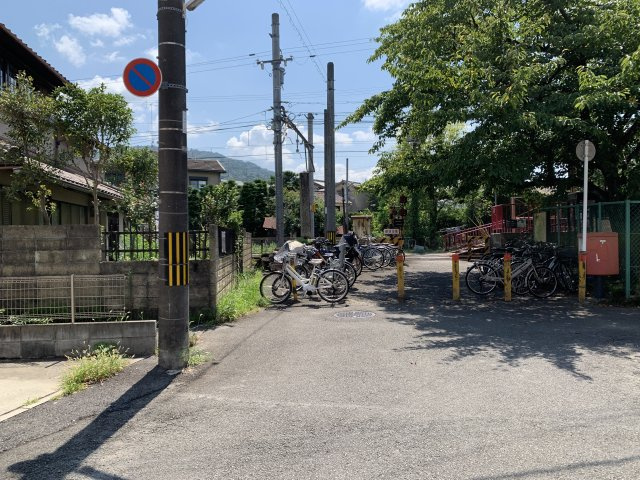 京都市左京区上高野木ノ下町　建築条件無し売土地の前面道路含む現地写真