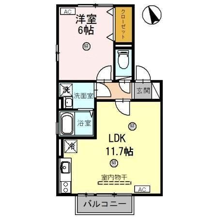 リバーサイドハイツの間取り