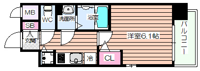 【間取り】 | エスリードレジデンス大阪福島イースト