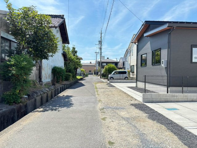 新築戸建　大垣市静里　全2区画分譲の前面道路含む現地写真|■前面道路　■ヤマダ不動産　株式会社リライフ　
■夢のマイホーム購入をフルサポートします！