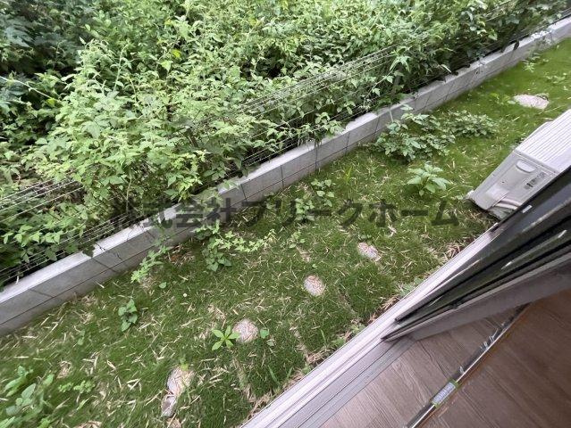 杉並区大宮１丁目の賃貸マンションの庭