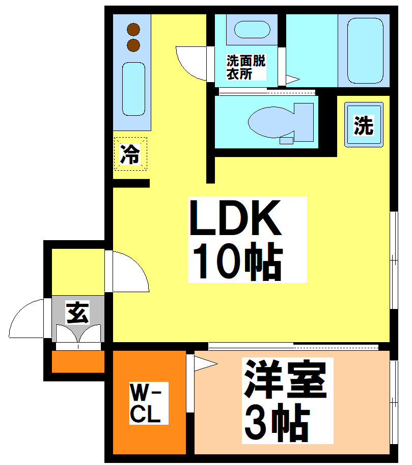 杉並区大宮１丁目の賃貸マンションの間取り
